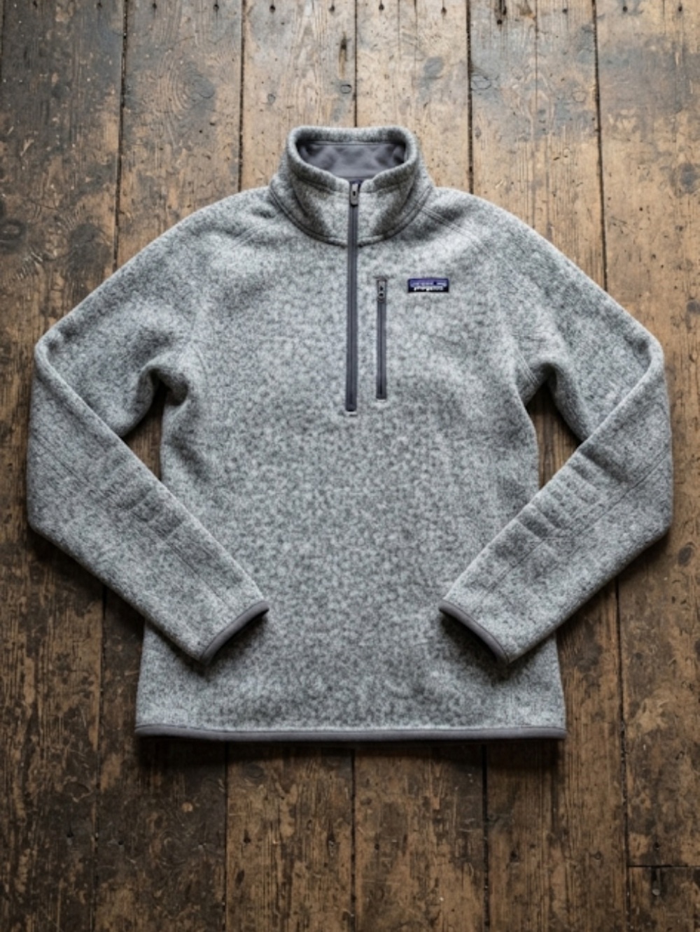 Patagonia Men's Heather Gray Half-Zip Pullover